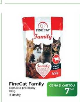 FineCat Family kapsička pro kočky 100g