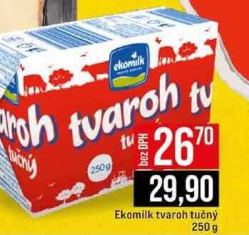 Ekomilk tvaroh tučný 250 g