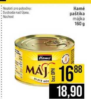 Hamé paštika májka 160 g 