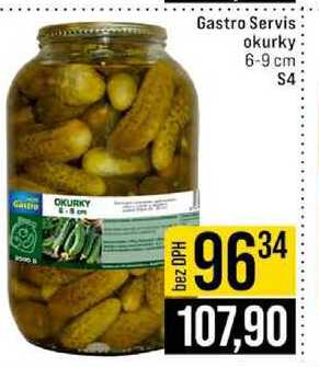 Gastro Servis okurky 6-9 cm S4 