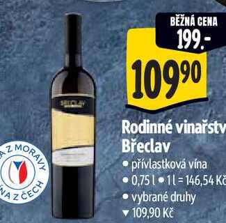 Rodinné vinařstv Břeclav 0,75 l