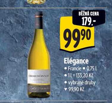 Elégance 0,75 l