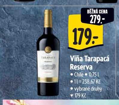  Viña Tarapacá Reserva 0,75 l