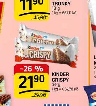 KINDER CRISPY 34g