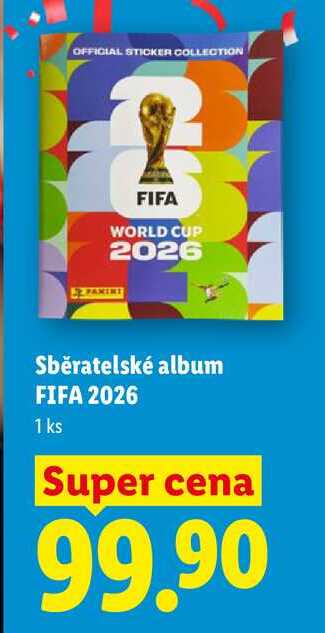 Sběratelské album FIFA 2026 