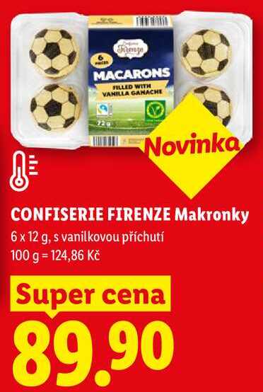 CONFISERIE FIRENZE Makronky, 6x 12 g