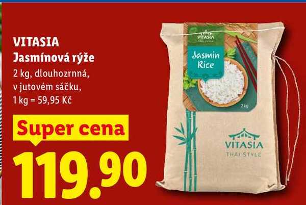 VITASIA Jasmínová rýže, 2 kg