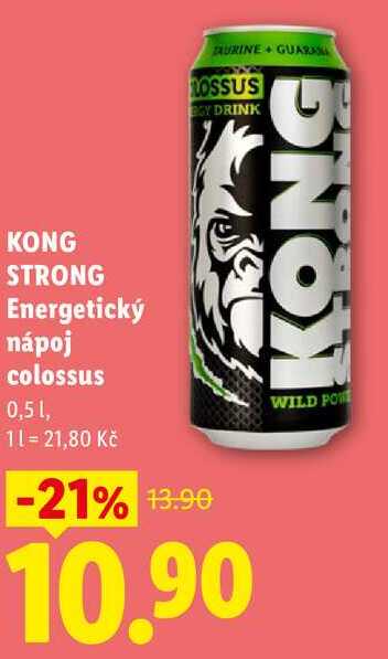 KONG STRONG Energetický nápoj colossus, 0,5 l