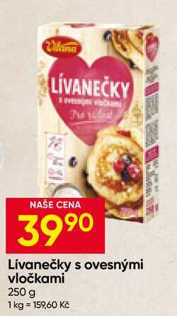 Vitana Lívanečky s ovesnými vločkami 250 g