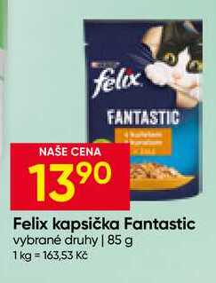 Felix kapsička Fantastic vybrané druhy 85 g