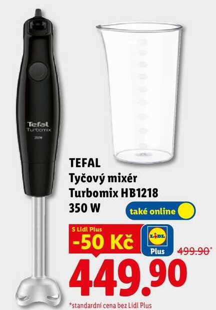 TEFAL Tyčový mixér Turbomix HB1218 350 W