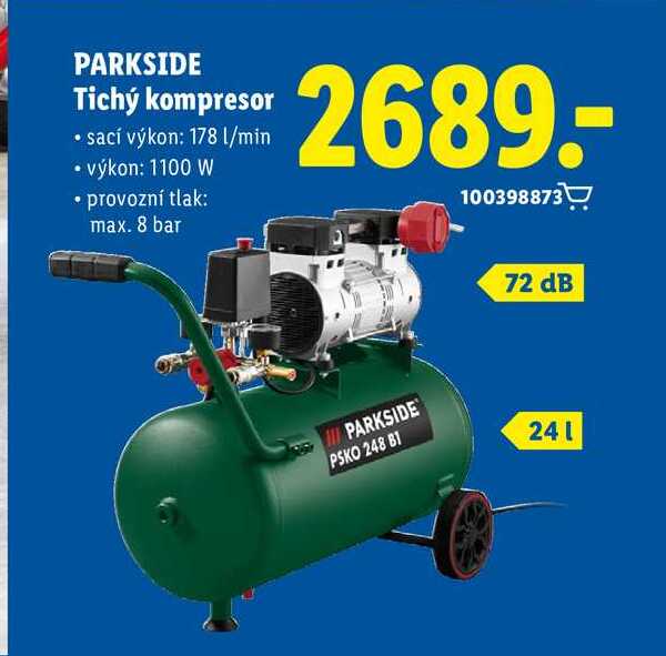 PARKSIDE Tichý kompresor