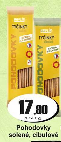 Pohodovky solené, cibulové