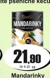 Mandarinky 312g