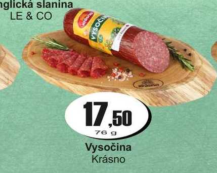 Vysočina Krásno 76g