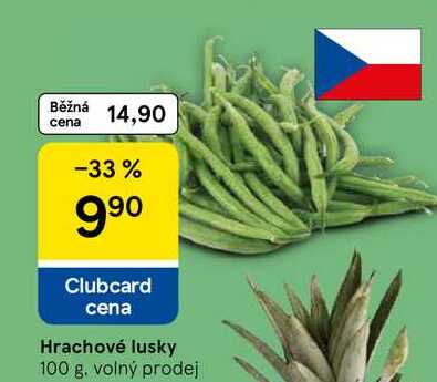 Hrachové lusky, 100 g