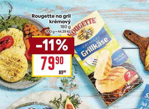 Rougette na gril krémový 180g
