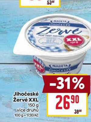 Jihočeské Žervé XXL 150 g