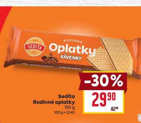 Sedita Rodinné oplatky 130 g