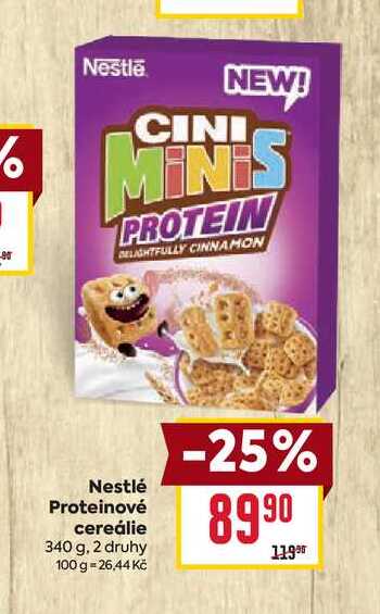 Nestlé Proteinové cereálie 340 g