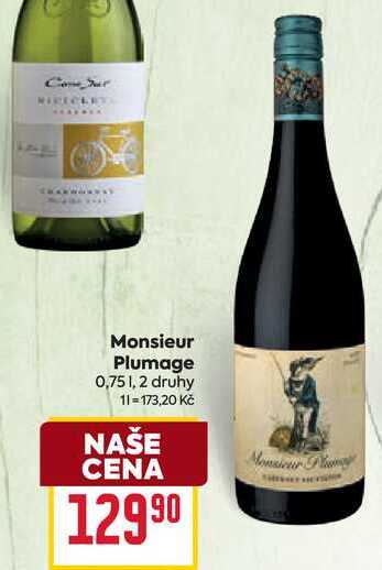 Monsieur Plumage 0,75l