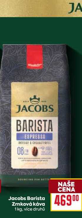 Jacobs Barista Zrnková káva 1 kg