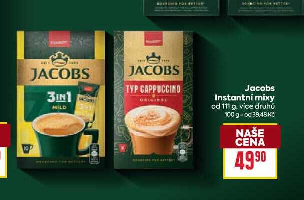 Jacobs Instantní mixy od 111 g