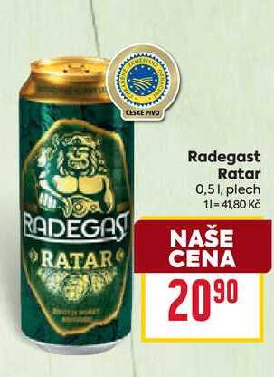 Radegast Ratar 0,51, plech