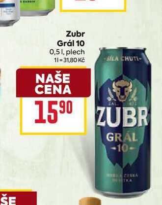 Zubr Grál 10 0,51, plech 