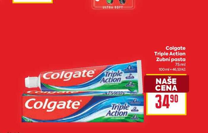 Colgate Triple Action Zubní pasta 75 ml
