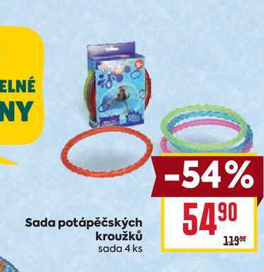 Sada potápěčských kroužků sada 4 ks