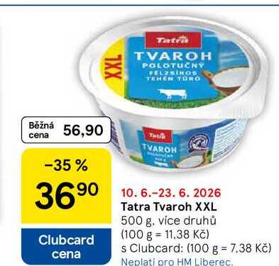 Tatra Tvaroh XXL, 500 g