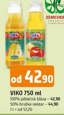 VIKO 750 ml 100% jablečná šťáva