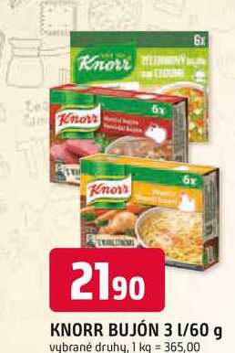 KNORR BUJÓN 3 l/60 g