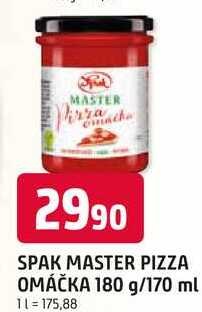 SPAK MASTER PIZZA OMÁČKA 180 g/170 ml