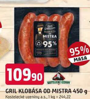 KLOBÁSA OD MISTRA 450 g