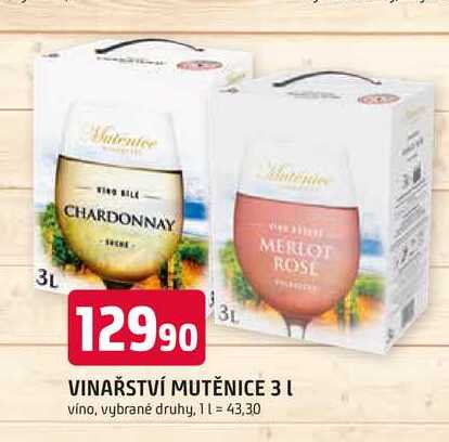 VINAŘSTVÍ MUTĚNICE 3 L 