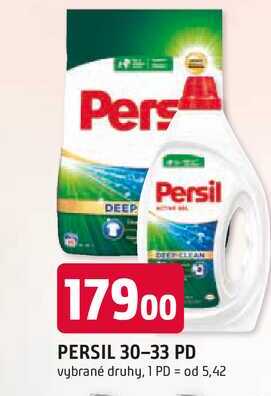 PERSIL 30-33 PD vybrané druhy
