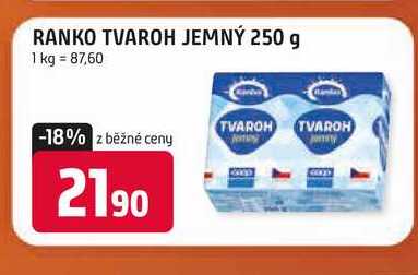 RANKO TVAROH JEMNÝ 250 g