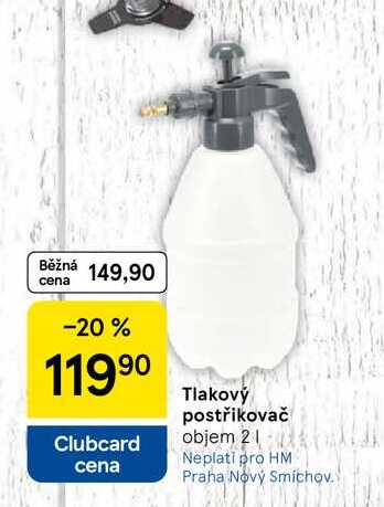 Tlakový postřikovač objem 2 l