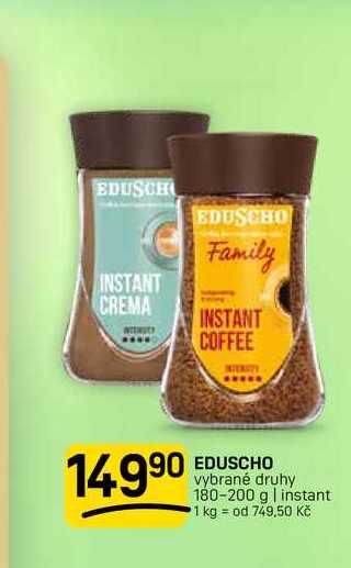 EDUSCHO vybrané druhy 180-200 g | instant 