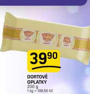 DORTOVÉ OPLATKY 200 g
