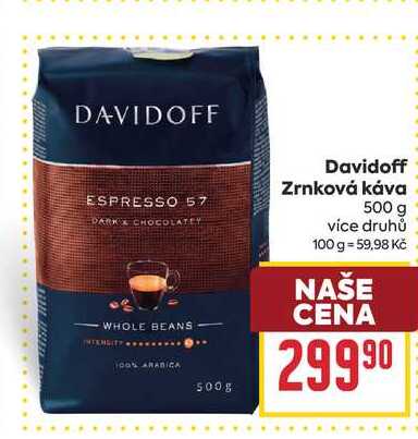 Davidoff Zrnková káva 500 g