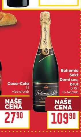 Bohemia Sekt Demi sec, brut 0,75l