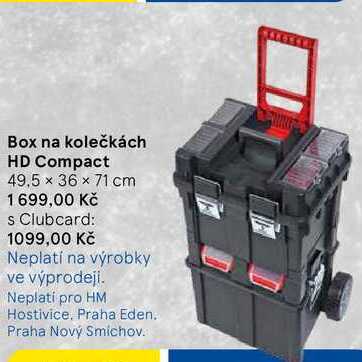 Box na kolečkách HD Compact, 49.5 x 36 x 71 cm