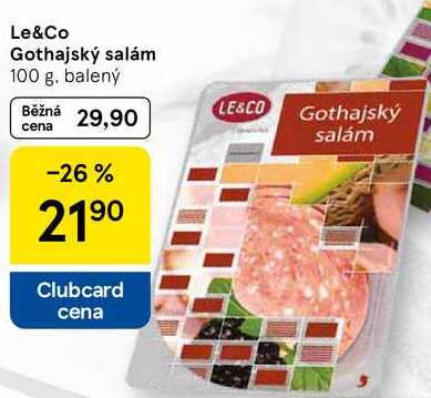 Le&Co Gothajský salám, 100 g