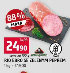 RIO EBRO SE ZELENÝM PEPŘEM 100g