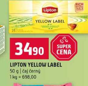 LIPTON YELLOW LABEL 50 g čaj černý