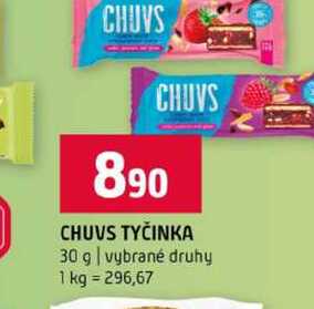 CHUVS TYČINKA 30 g vybrané druhy 