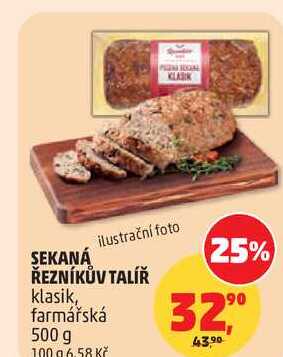 ŞEKANÁ ŘEZNÍKŮV TALÍŘ klasik, 500 g